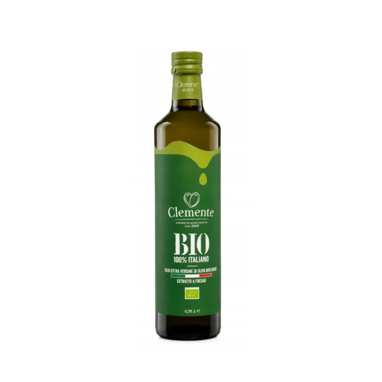Wloska oliwa z oliwek extra virgin clemente bio dop 750ml z apulii