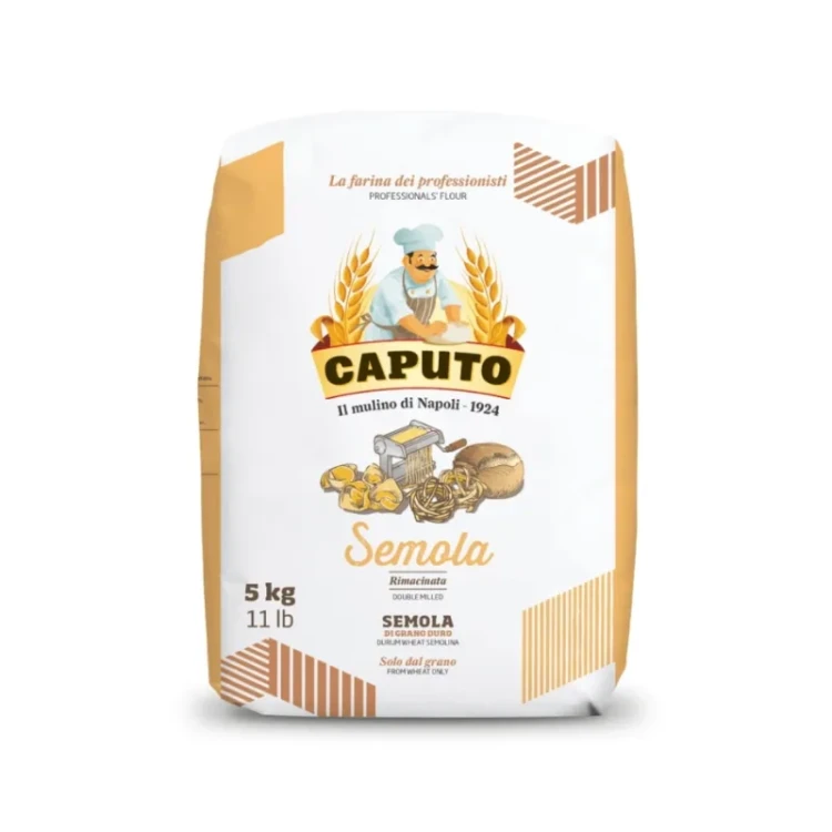 Wloska maka semolina durum caputo semola rimacinata 5kg do makaronu i podsypywania pizzy