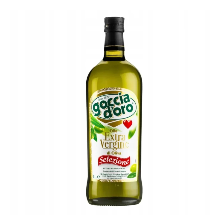 Wloska oliwa z oliwek extra virgin goccia doro selezione 1l tloczona na zimno
