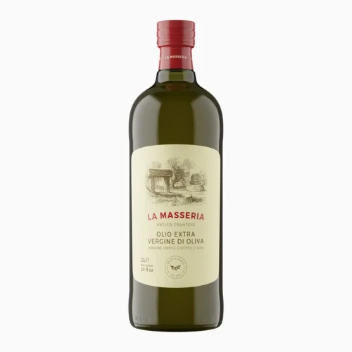 Wloska oliwa z oliwek extra virgin la masseria 1l tloczona na zimno do salatek