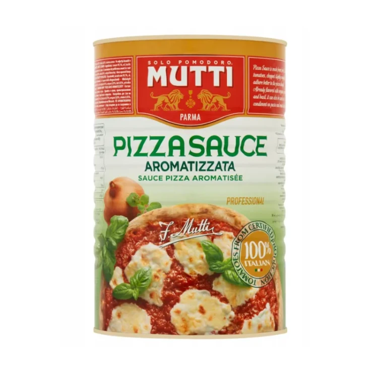 Wloski gotowy sos do pizzy z pomidorow mutti 4kg z bazylia i oregano