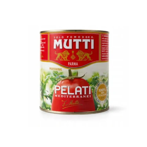 Wloskie pomidory pelati cale bez skory mutti 2,5kg puszka do sosu i pizzy