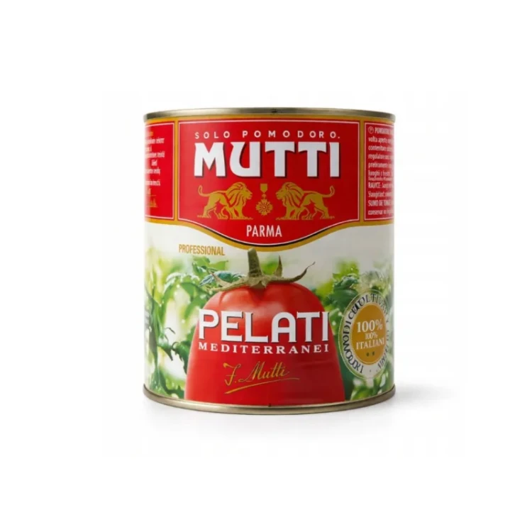 Wloskie pomidory pelati cale bez skory mutti 2,5kg puszka do sosu i pizzy