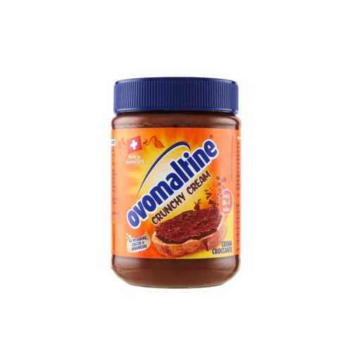 Szwajcarski chrupiacy krem czekoladowy ovomaltine crunchy cream 400g bez oleju palmowego