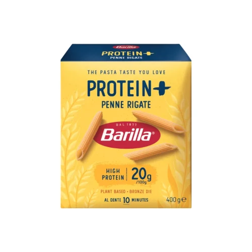 Wloski makaron wysokobialkowy barilla protein penne rigate 400g rurki dla sportowcow