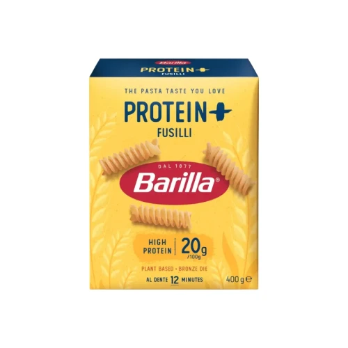 Wloski makaron wysokobialkowy barilla protein fusilli 400g swiderki dla sportowcow